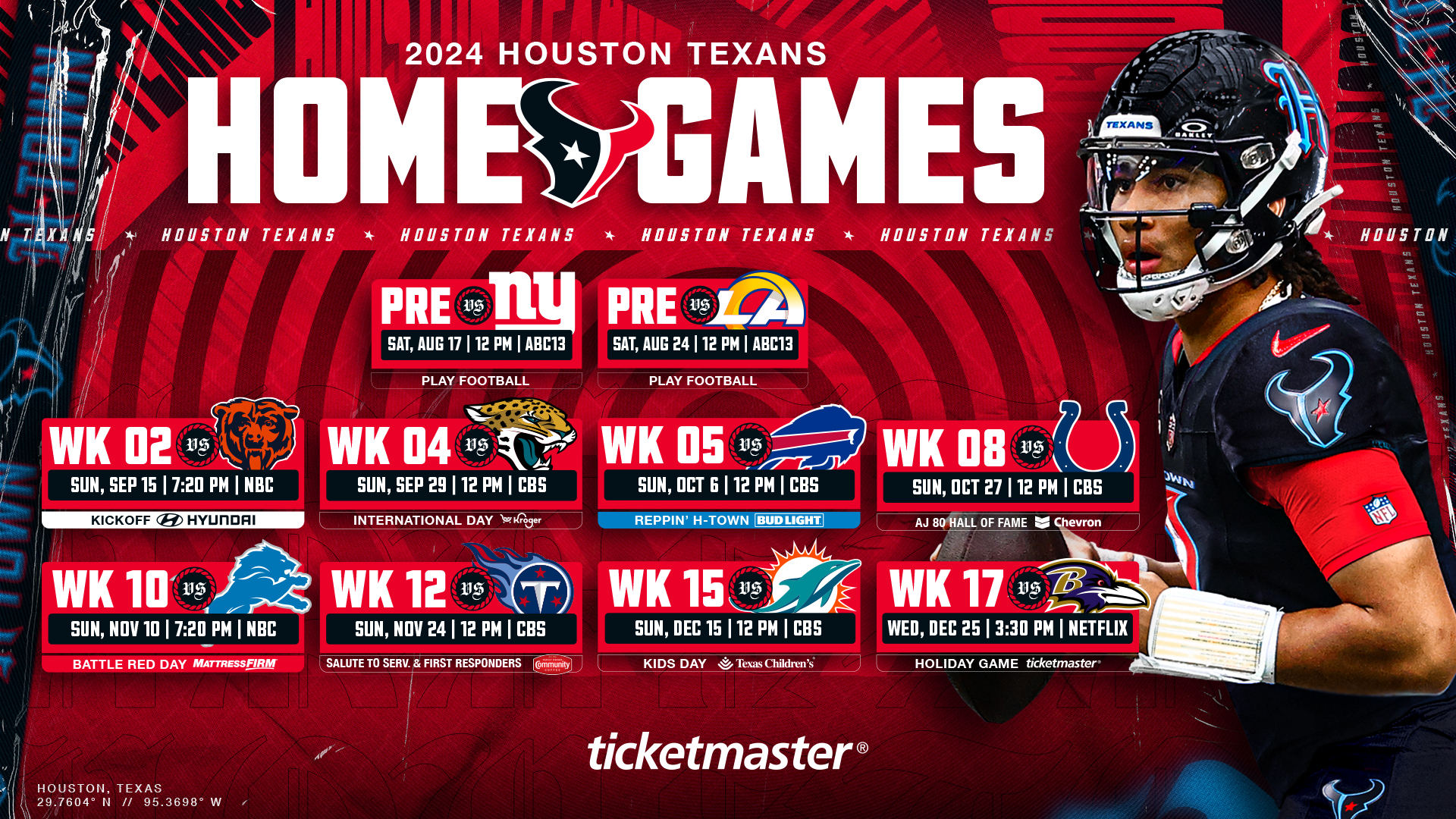 Houston Texans Group Ticket Interest